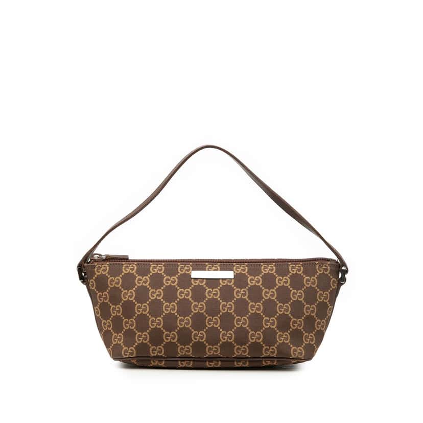Gucci GG Canvas Boat Brown Good condition - Front View