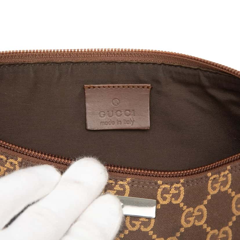Gucci GG Canvas Boat Brown Good condition - Box View