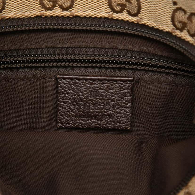 Gucci GG Canvas Web Crossbody Beige Very good condition - Box View