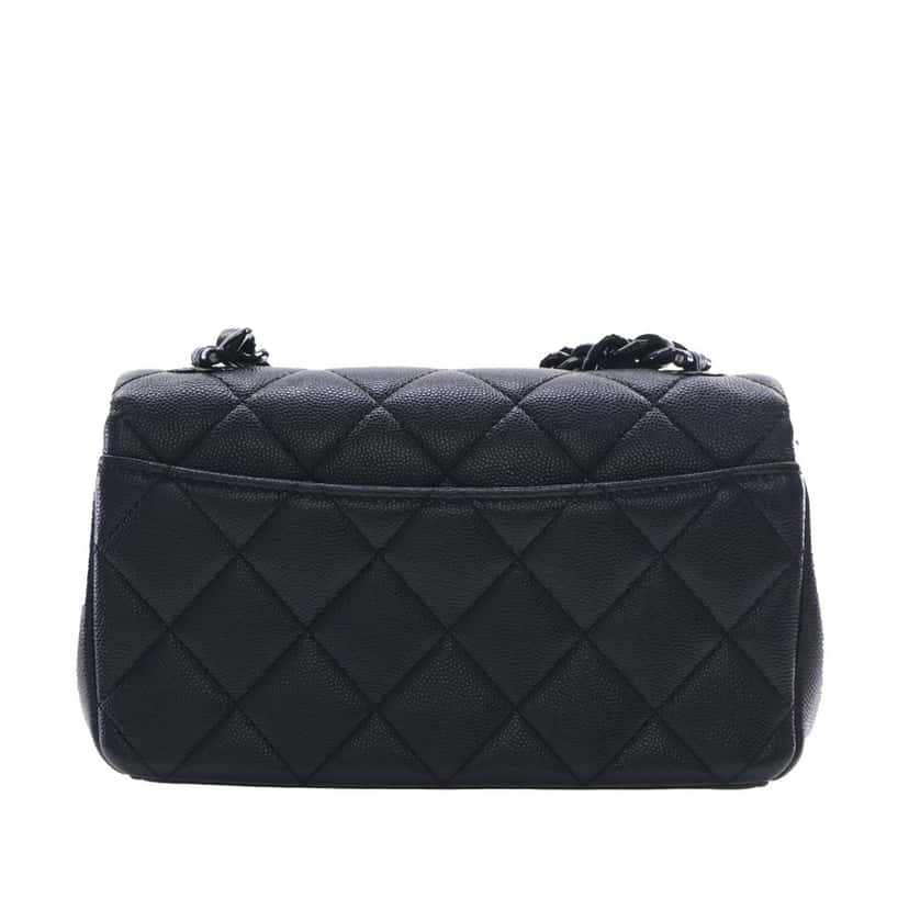 Chanel Small Quilted Caviar My Everything Flap Black Leather Very good condition - Model View