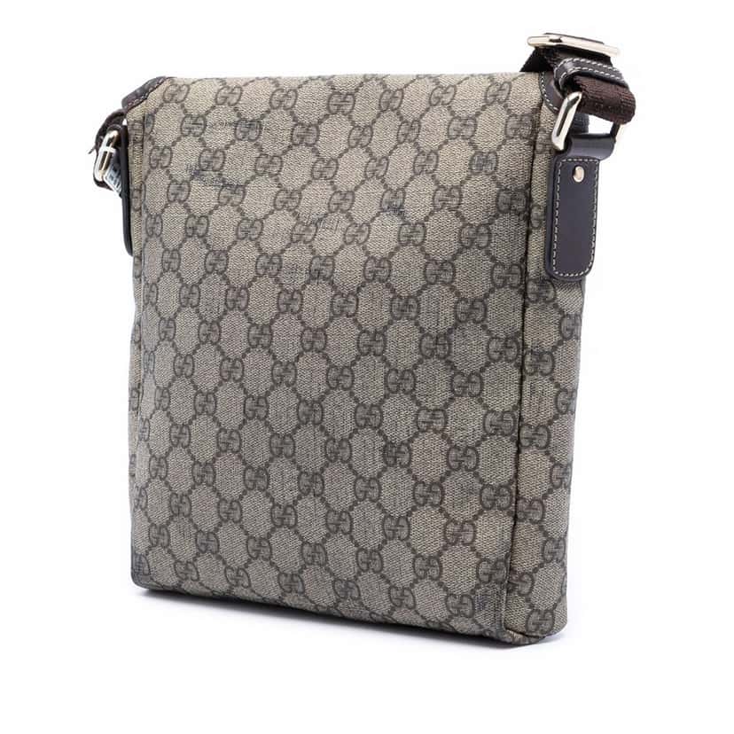 Gucci GG Supreme Crossbody Beige Very good condition - Back View