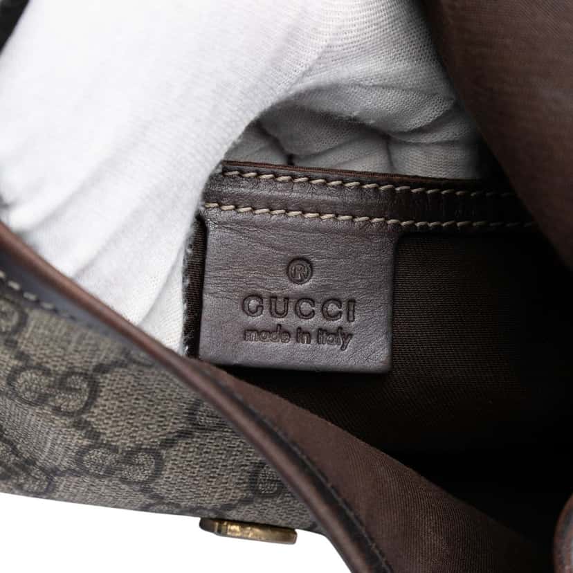 Gucci GG Supreme Crossbody Beige Very good condition - Box View