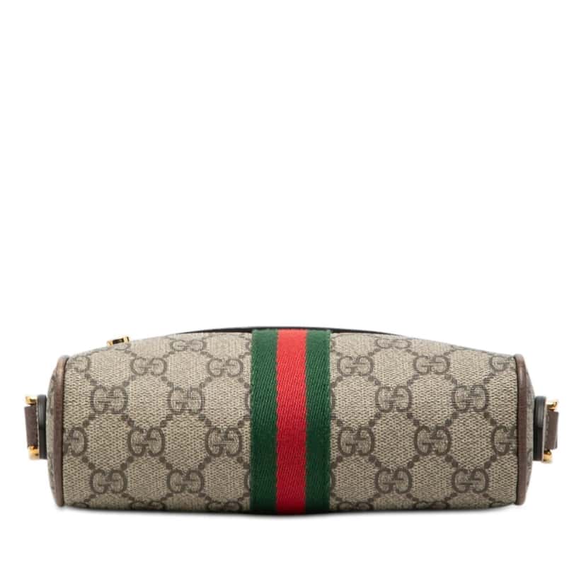 Gucci Mini GG Supreme Web Ophidia Crossbody Beige Very good condition - Inside View