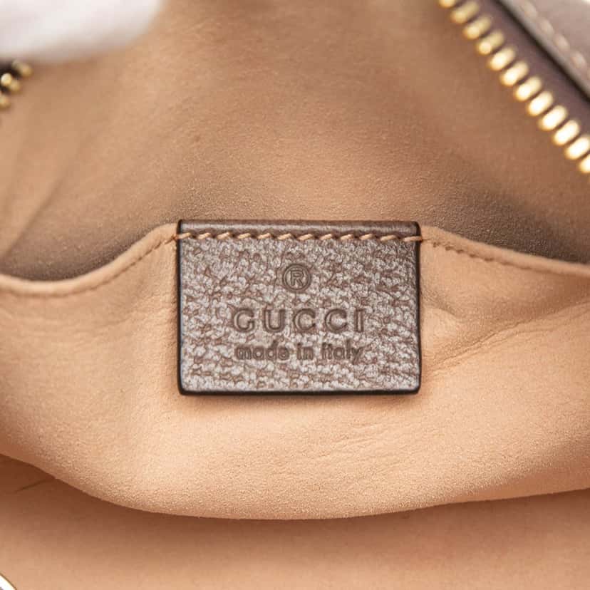 Gucci Mini GG Supreme Web Ophidia Crossbody Beige Very good condition - Box View