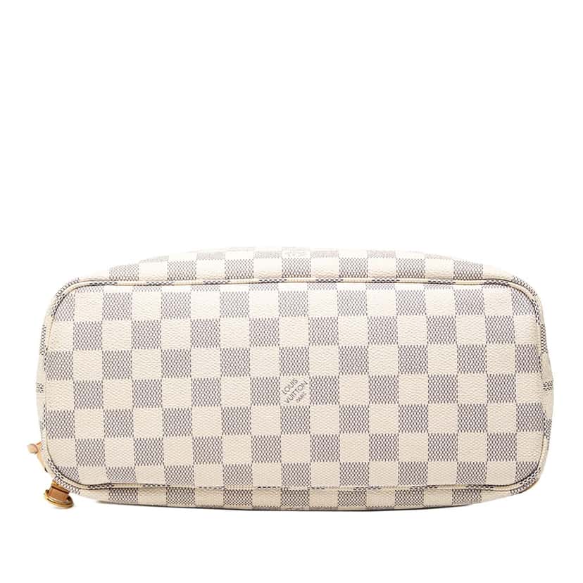 Louis Vuitton Damier Azur Neverfull PM White Very good condition - Inside View