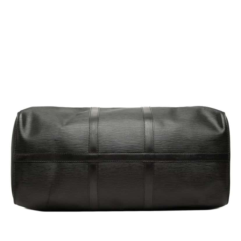 Louis Vuitton Epi Keepall 50 Black Leather Good condition - Inside View