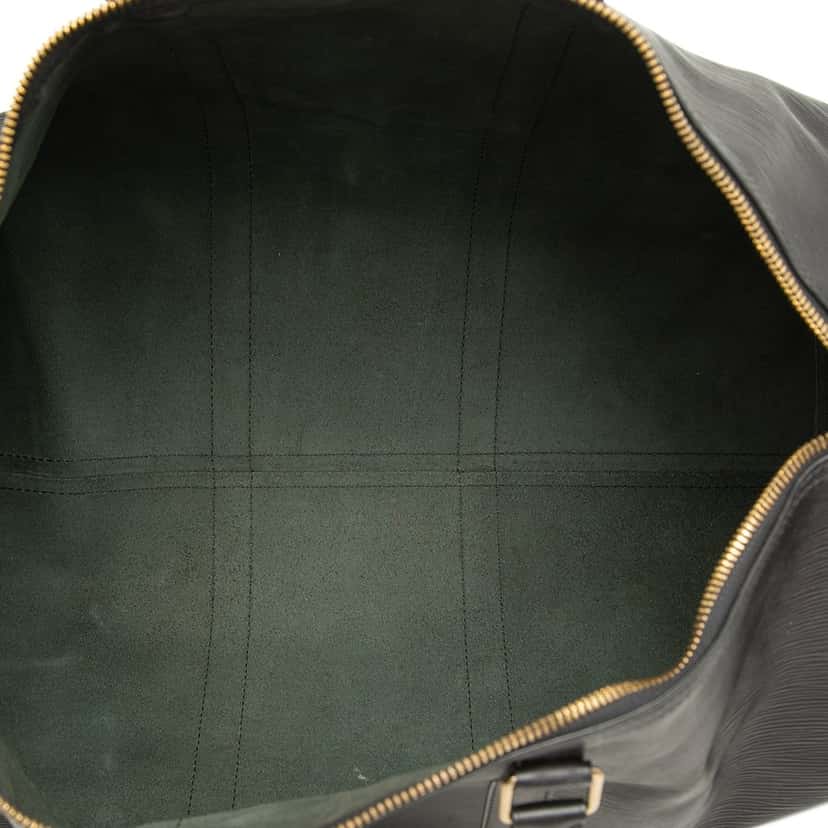Louis Vuitton Epi Keepall 50 Black Leather Good condition - Model View