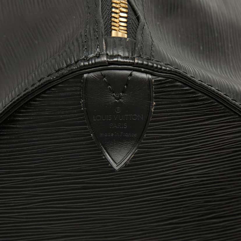 Louis Vuitton Epi Keepall 50 Black Leather Good condition - Box View