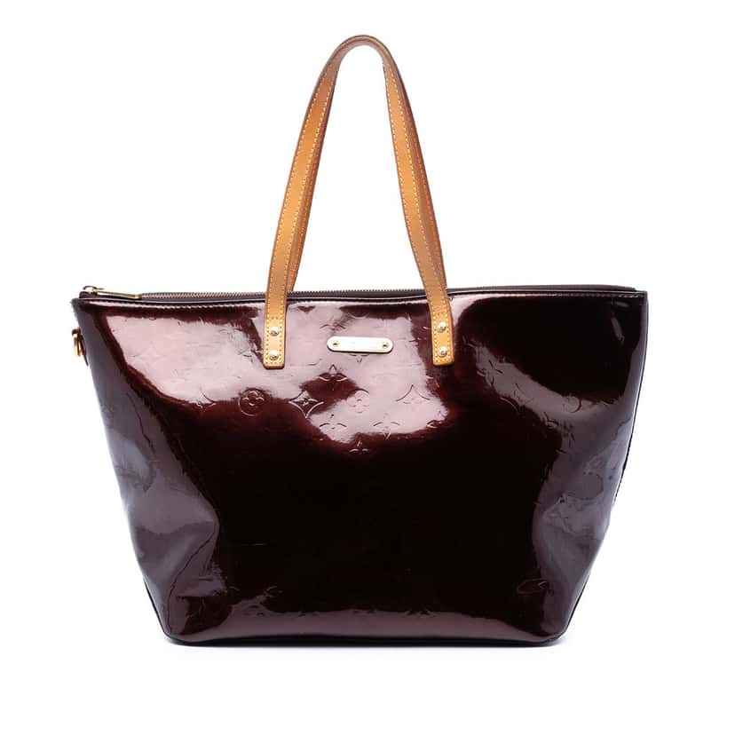 Louis Vuitton Monogram Vernis Bellevue GM Purple Leather Very good condition - Front View