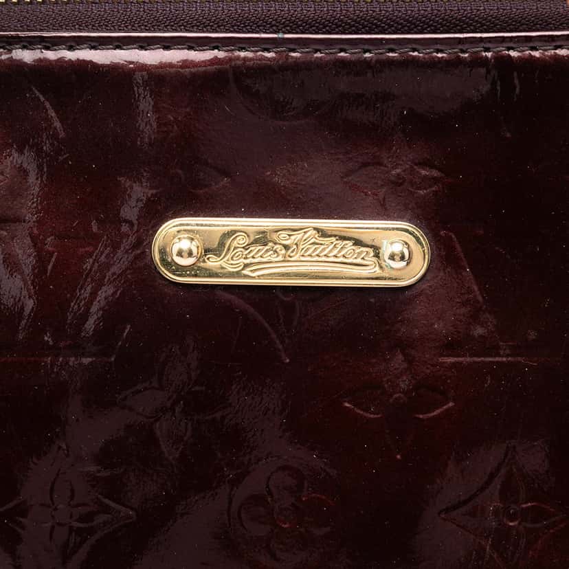 Louis Vuitton Monogram Vernis Bellevue GM Purple Leather Very good condition - Box View