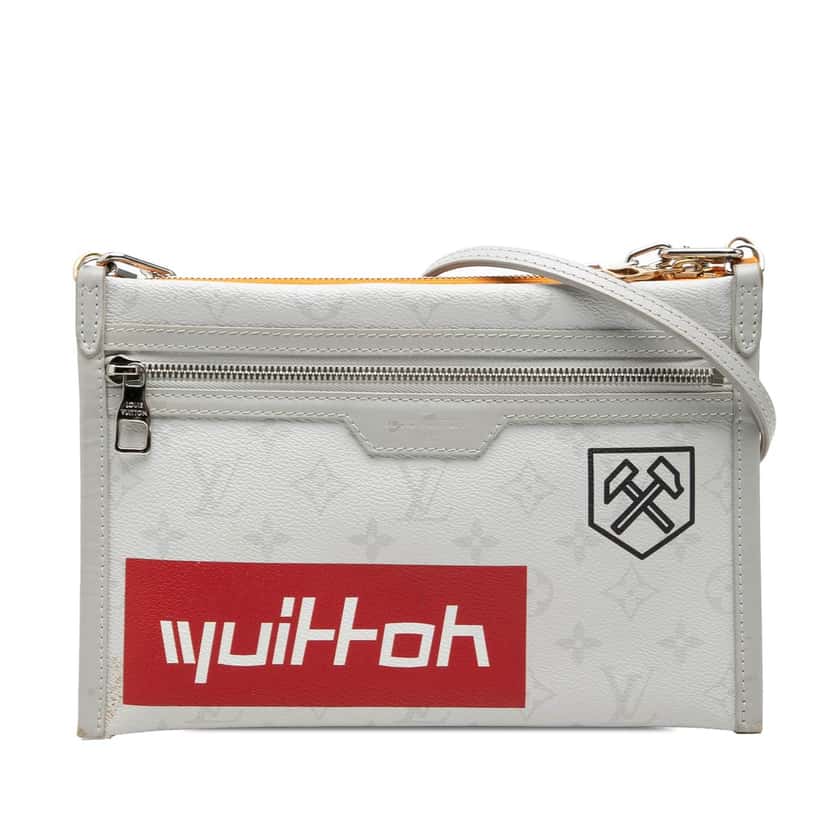 Louis Vuitton Monogram Antartica Double Flat Messenger Other Very good condition - Front View