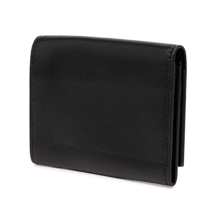 Gucci GG Marmont Calfskin Card Case Black Leather Very good condition - Back View