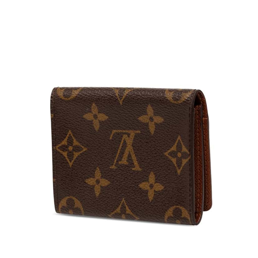 Louis Vuitton Monogram Envelope Business Card Holder Brown Very good condition - Back View