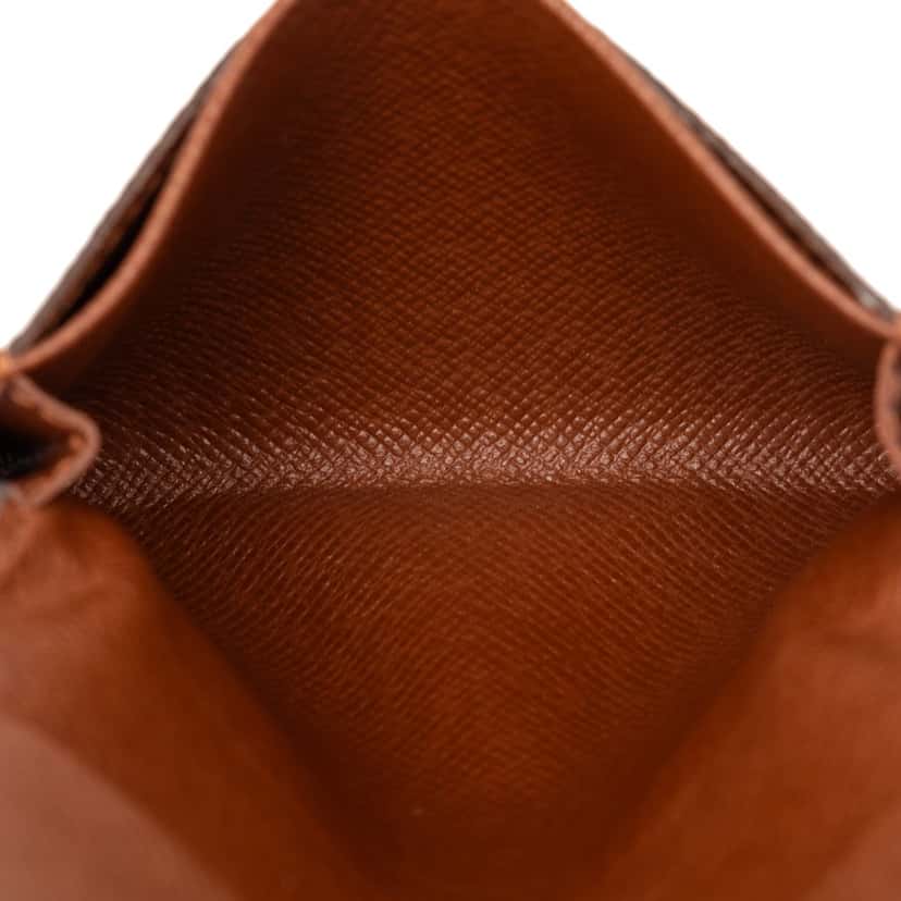 Louis Vuitton Monogram Envelope Business Card Holder Brown Very good condition - Model View