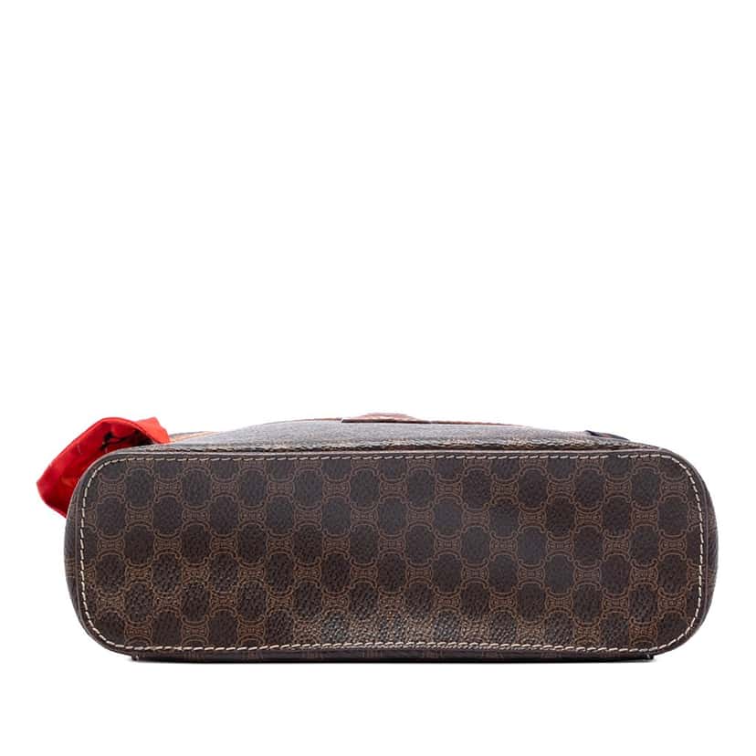 Celine Macadam Coated Canvas Vanity Bag Brown Very good condition - Inside View