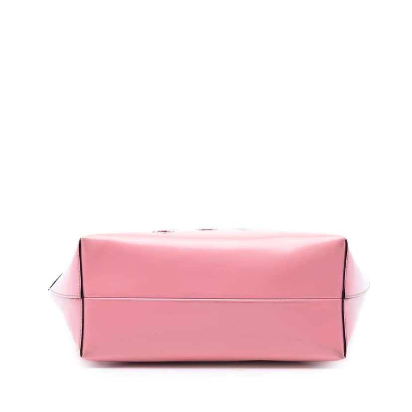 Gucci Childrens Leather Rainbow Cloud Tote Pink Leather Very good condition - Inside View