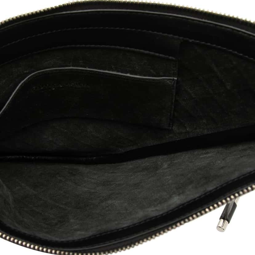 Bottega Veneta Small Leather Intrecciato Virgule Crossbody Black Leather Very good condition - Model View