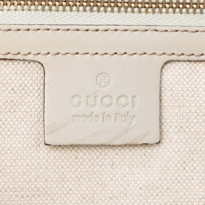 Gucci GG Canvas Web Mayfair Satchel Beige Very good condition - Box View
