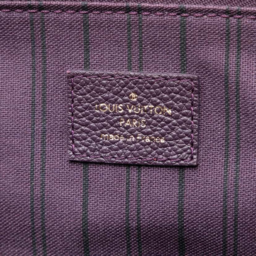 Louis Vuitton Monogram Empreinte Lumineuse PM Purple Leather Very good condition - Box View