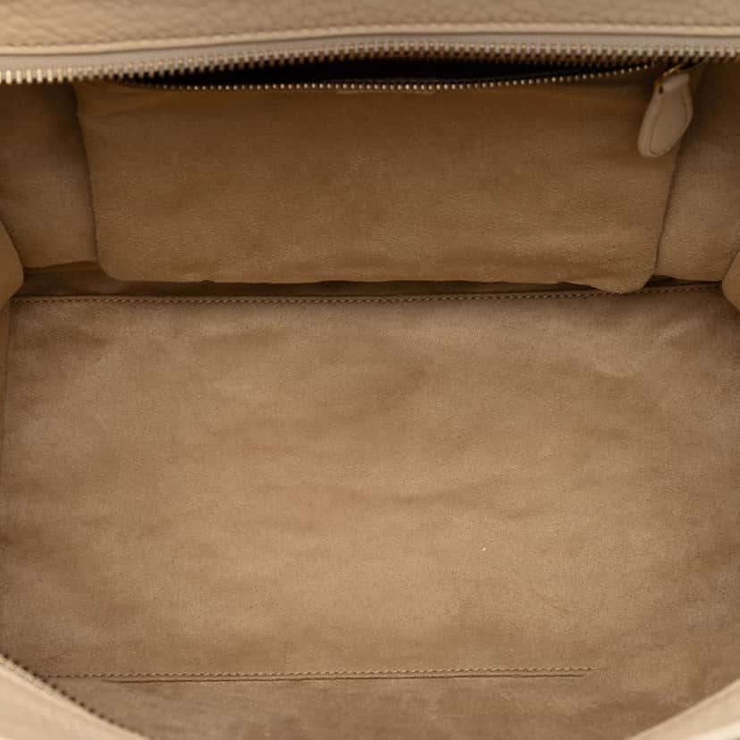 Celine Mini Leather Luggage Tote Beige Leather Very good condition - Model View