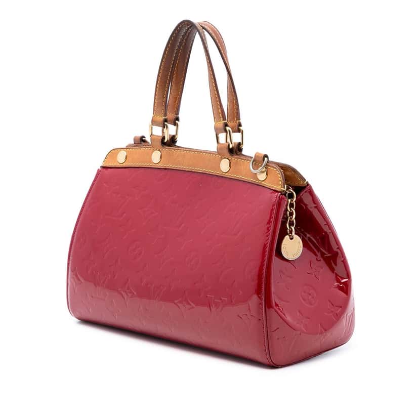 Louis Vuitton Monogram Vernis Brea PM Red Leather Very good condition - Back View