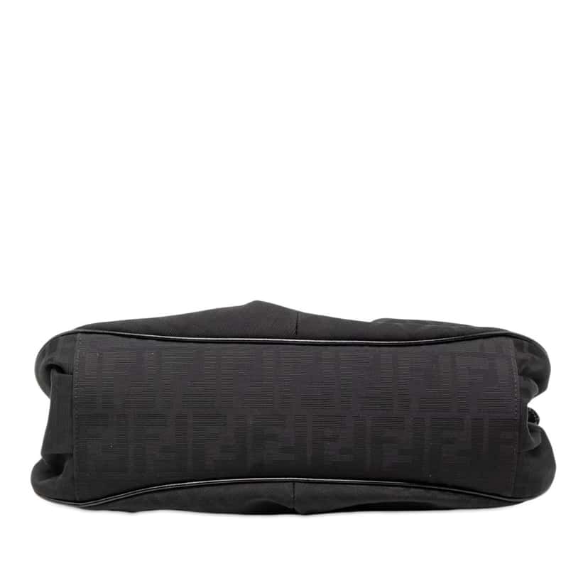 Fendi Zucca Canvas Chef Shoulder Bag Black Very good condition - Inside View