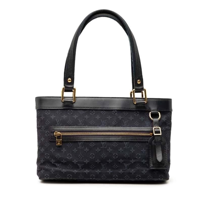 Louis Vuitton Monogram Mini Lin Lucille PM Blue Good condition - Front View