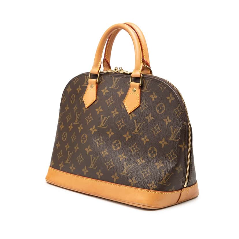 Louis Vuitton Monogram Alma PM Brown Very good condition - Back View