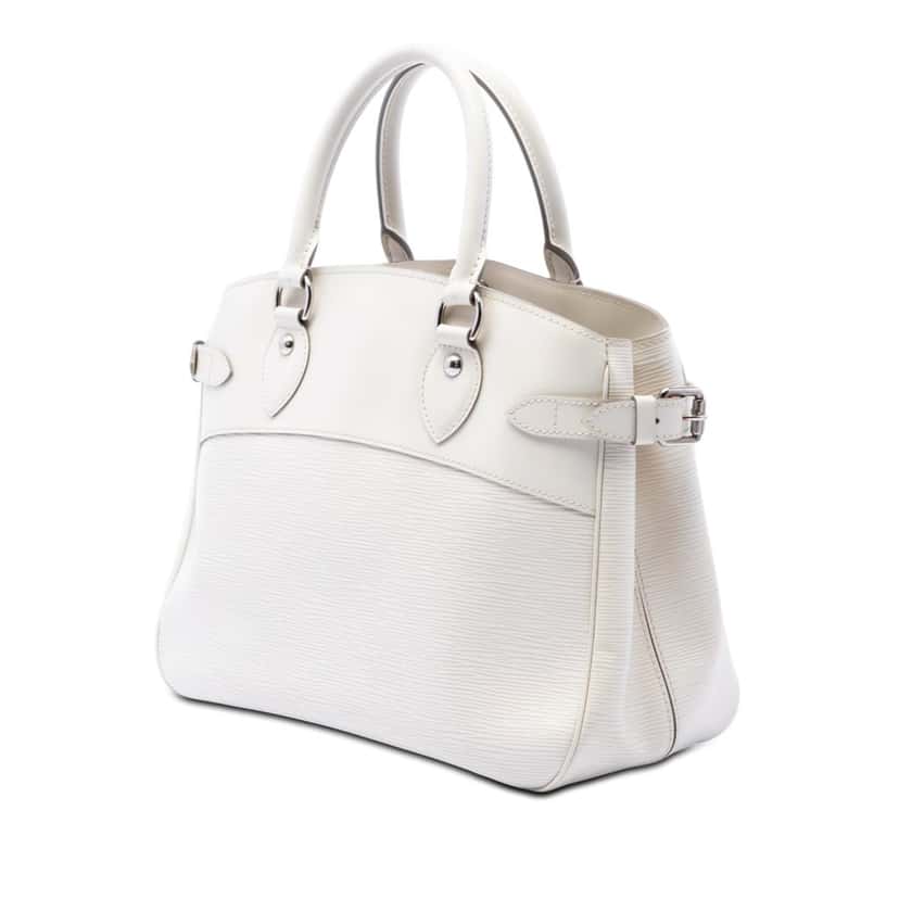 Louis Vuitton Epi Passy PM White Leather Very good condition - Back View