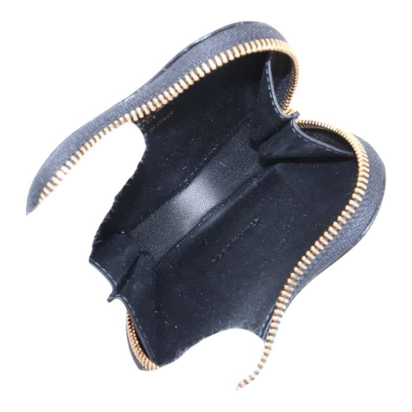 Dior DiorAmour Calfskin Cannage Caro Heart Pouch With Chain Black Leather Very good condition - Box View