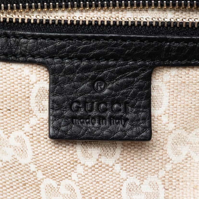 Gucci Calfskin Bamboo Diana Satchel Black Leather Very good condition - Box View
