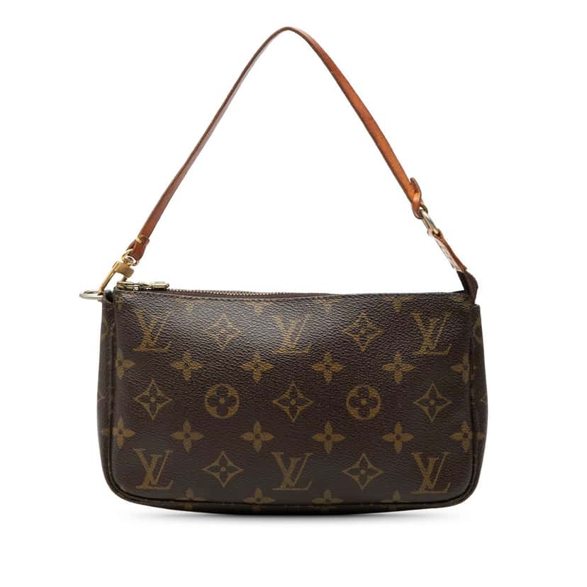 Louis Vuitton Monogram Pochette Accessoires Brown Very good condition - Front View