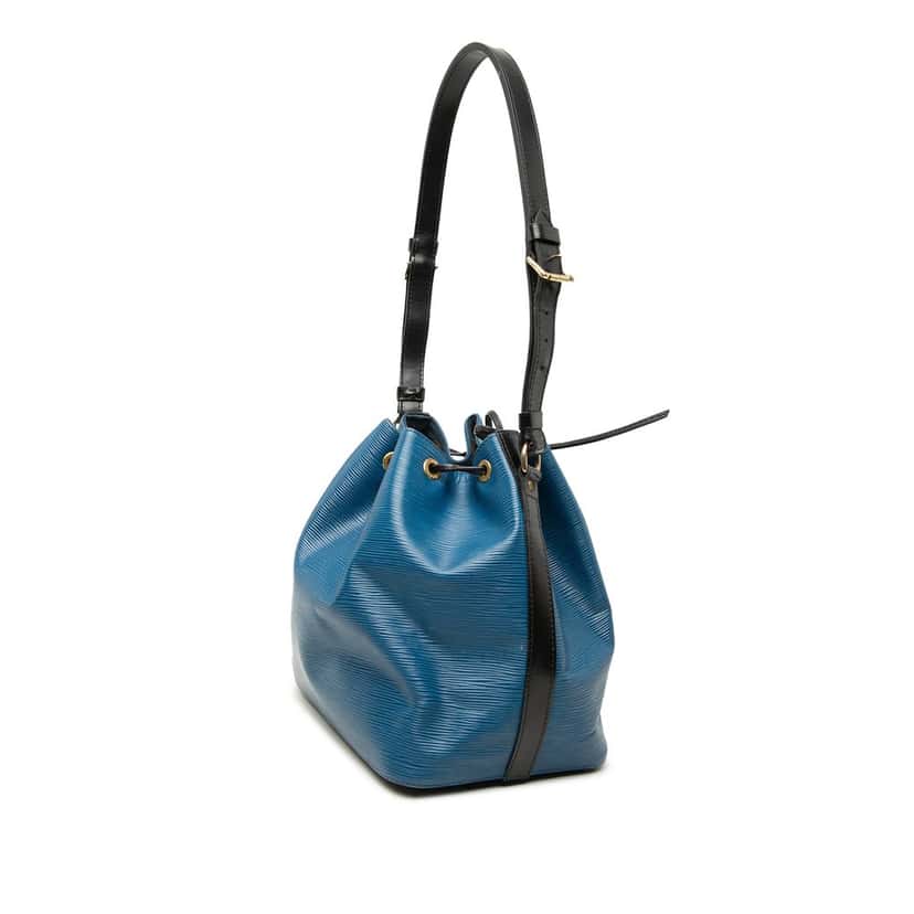 Louis Vuitton Epi Petit Bicolor Noe Blue Leather Very good condition - Back View