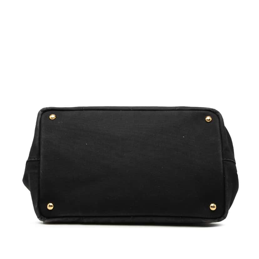 Prada Canvas Canapa Logo Satchel Black Very good condition - Inside View
