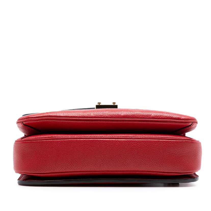 Louis Vuitton Monogram Empreinte Pochette Metis Red Leather Very good condition - Inside View