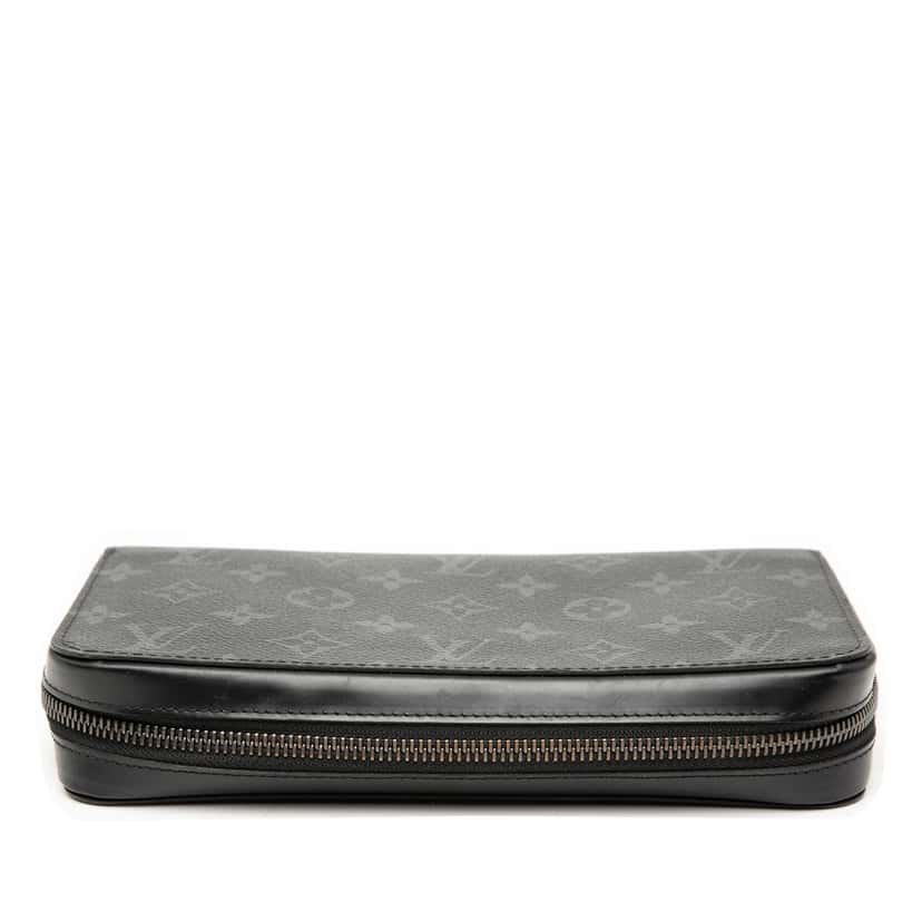 Louis Vuitton Monogram Eclipse Zippy XL Wallet Black Very good condition - Inside View