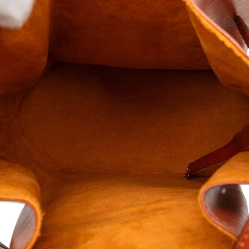 Louis Vuitton Epi Sac D Epaule GM Brown Leather Very good condition - Model View