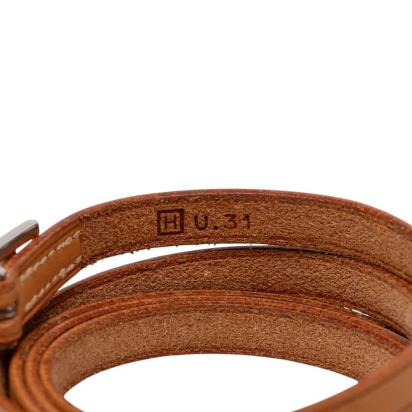 Hermès Swift Behapi Triple Tour Bracelet Brown Leather Very good condition - Model View