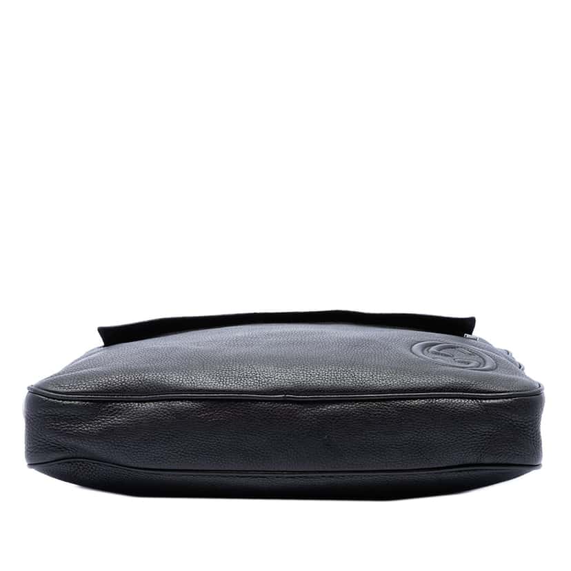 Gucci Calfskin Soho Briefcase Black Leather Very good condition - Inside View