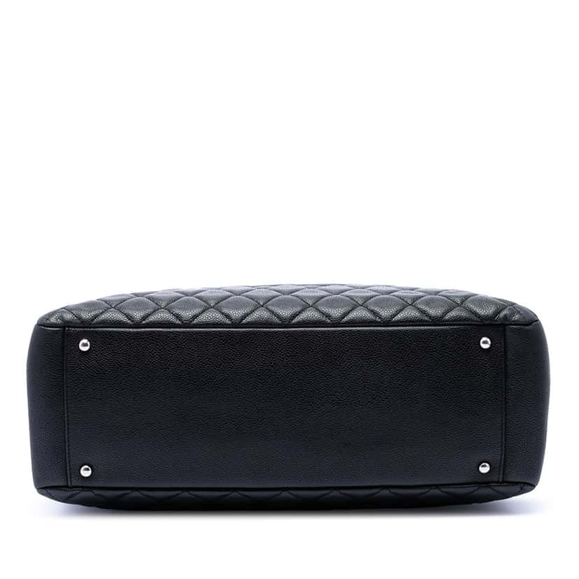 Chanel Caviar Grand Shopping Tote XL Black Leather Very good condition - Inside View