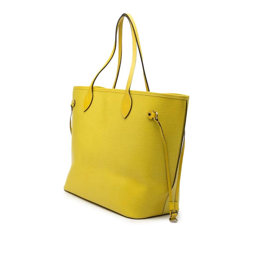 Louis Vuitton Epi Neverfull MM Yellow Leather Good condition - Back View