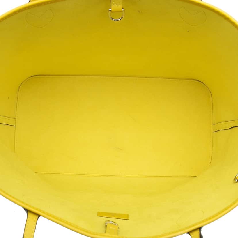 Louis Vuitton Epi Neverfull MM Yellow Leather Good condition - Model View