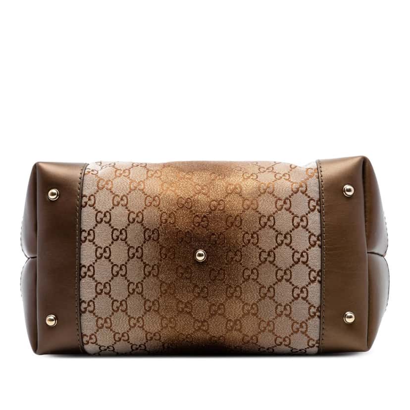 Gucci GG Lurex Heart Bit Shoulder Bag Brown Very good condition - Inside View