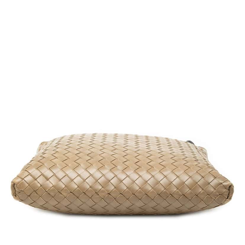 Bottega Veneta Nappa Intrecciato Crossbody Brown Leather Very good condition - Inside View