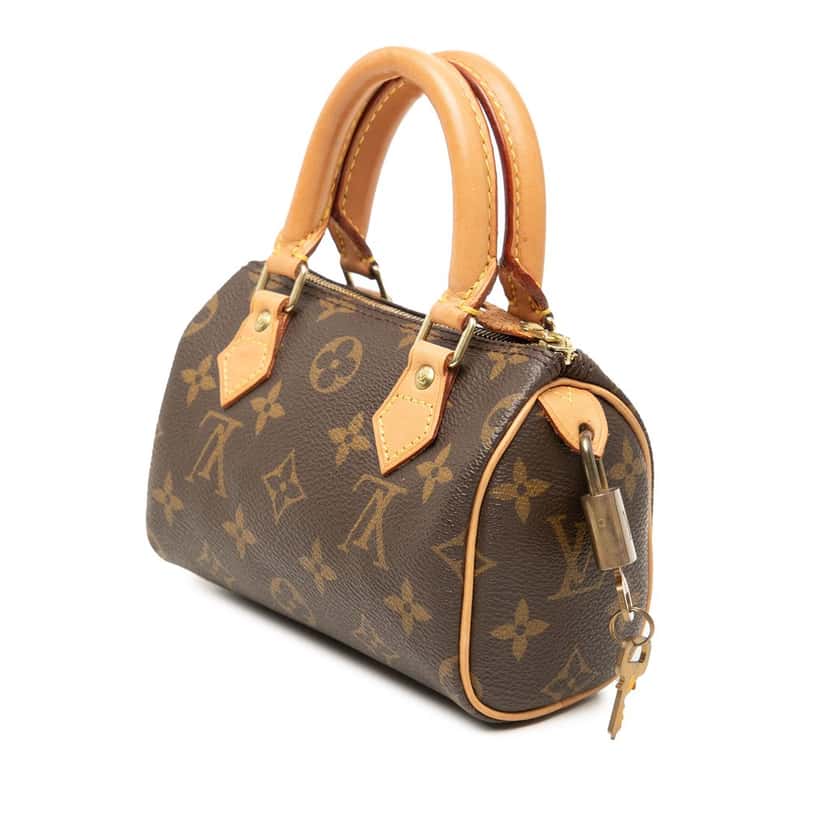 Louis Vuitton Monogram Mini Speedy HL Brown Good condition - Back View