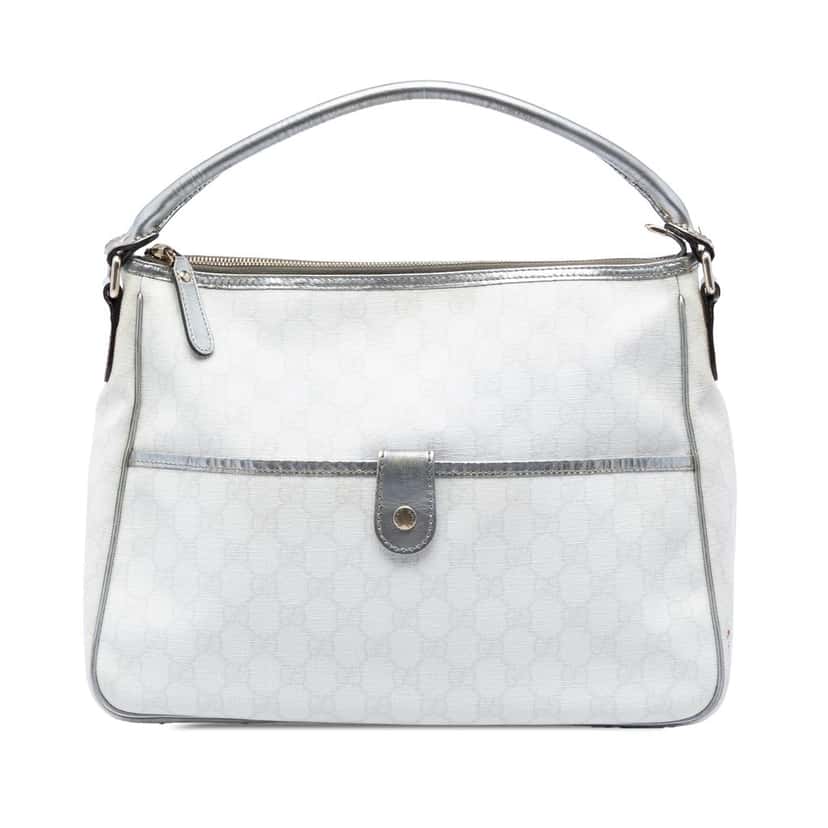 Gucci GG Supreme Joy Handbag White Very good condition - Front View