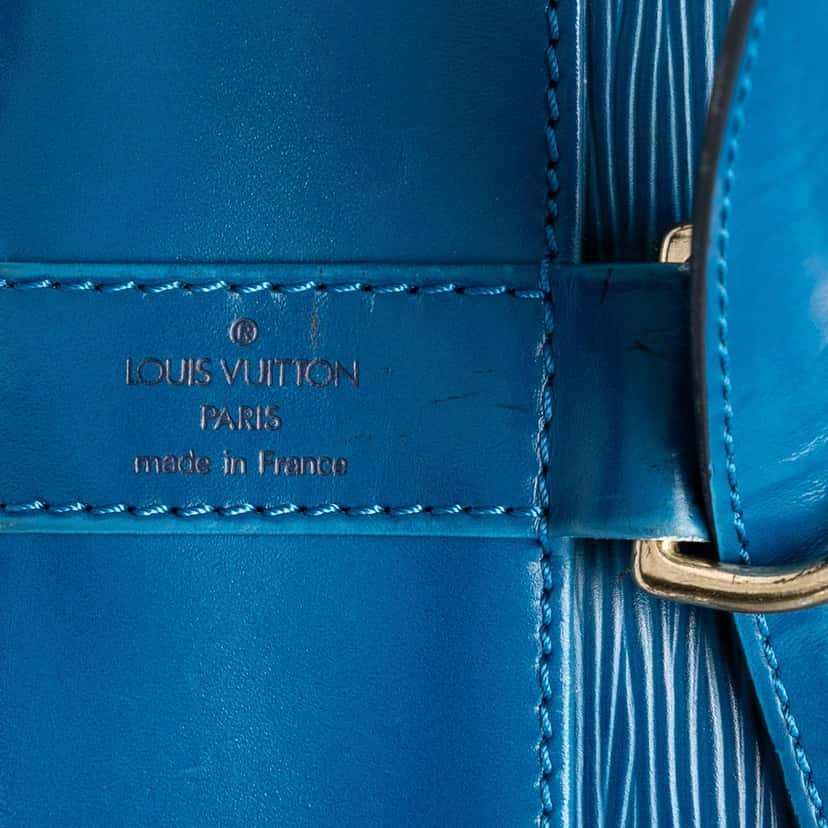 Louis Vuitton Epi Randonnee PM Blue Leather Very good condition - Box View