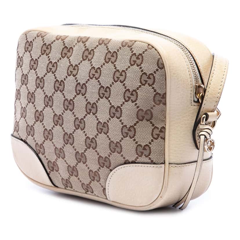 Gucci GG Canvas Bree Crossbody Beige Very good condition - Back View