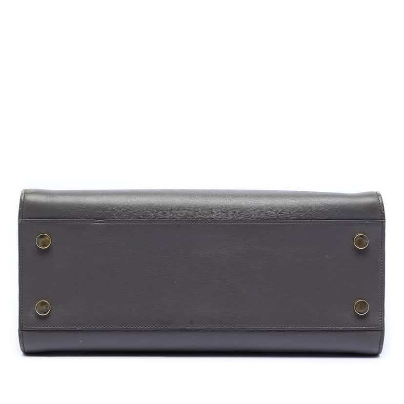 Saint Laurent Small Leather Monogram Cabas Satchel Other Leather Very good condition - Inside View