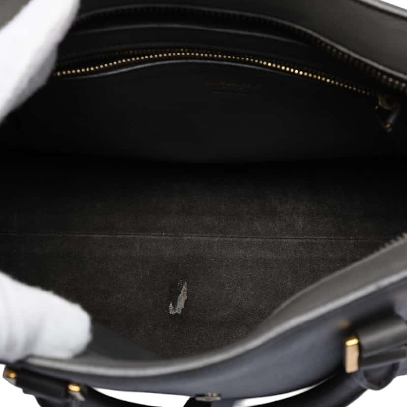 Saint Laurent Small Leather Monogram Cabas Satchel Other Leather Very good condition - Model View